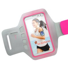 Športové puzdro na rameno Samsung Galaxy S5 G900, sivé/ružové