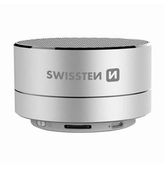 Bluetooth Reproduktor Swissten i-Metal - Stieborný