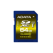 64 GB . SDXC/SDHC Premier UHS-I karta ADATA class 10 Ultra High Speed