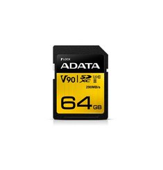 64 GB . SDXC/SDHC Premier ONE UHS-II karta ADATA class 10 Ultra High Speed