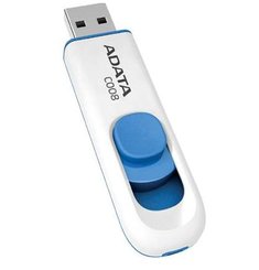 32 GB . USB kľúč . ADATA DashDrive™ Classic C008 USB 2.0, bielo-modrý