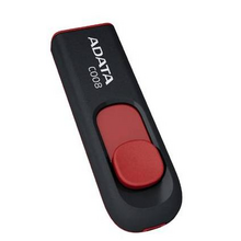 16 GB . USB kľúč . ADATA DashDrive™ Classic C008 USB 2.0, čierno-červený AC008-16G-RKD