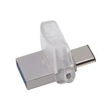 128 GB . USB 3.1 klúč . Kingston DataTraveler MicroDuo, (USB Type-C, OTG) ( r100MB/s, w15MB/s )