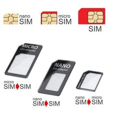 mobilNET SIM adaptér UNI 3 v 1, čierny