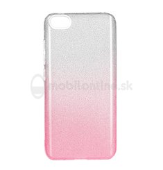 Puzdro Shimmer 3in1 TPU Xiaomi Redmi 5 - strieborno-ružové