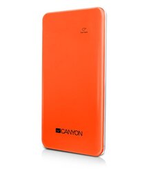 Canyon CNS-CPB40O prémiová ultra-štíhla ext. batéria s nabíjačkou 4000mAh, USB 5V/1A, pre smartfóny a tablety, oranžová