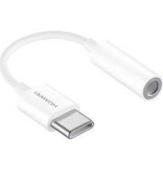 Adaptér Original Huawei CM20 USB-C na 3,5mm (jack) biely (Bulk)