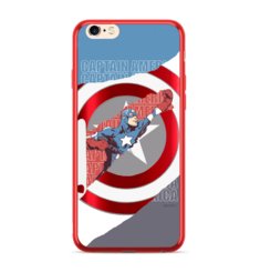 MARVEL Captain America 013 Zadní Kryt pro iPhone XR Red