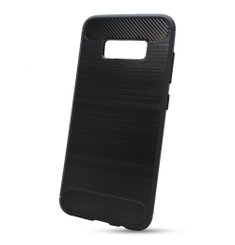 Puzdro Carbon Lux TPU Samsung Galaxy S8+ G955 - čierne