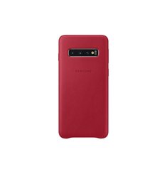 EF-VG973LRE Samsung Leather Cover Red pro G973 Galaxy S10 (EU Blister)