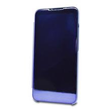 Puzdro Mirror Clear View Book Xiaomi Redmi 7A - tmavo-modré