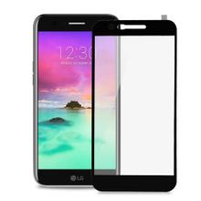 Tvrdené sklo MyScreen LG K10 2017 tvrdosť 9H celotvárové - čierne