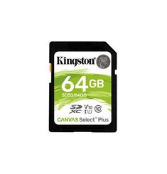 64GB SDXC Kingston Canvas Select Plus U1 V10 CL10 100MB/s