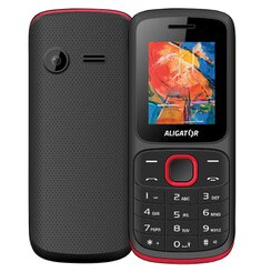 Aligator D210 Dual SIM, Čierno-červený
