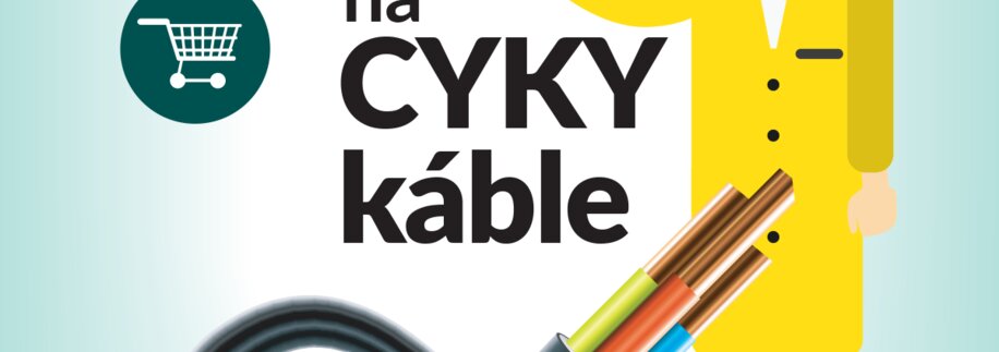 NOVINKA: 25% zľava na CYKY káble v E-shope MURAT