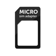 Adaptér Micro SIM - SIM Čierny