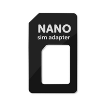 Adaptér Nano SIM - SIM Čierny
