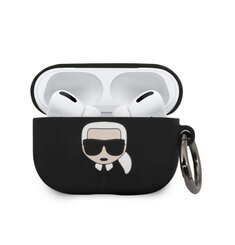 Karl Lagerfeld silikónový obal pre Apple AirPods Pro (KLACAPSILGLBK), Black