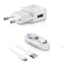 Nabíjačka Samsung EP-TA200EWE 15W + Kábel EP-DR140AWE USB-C 0.8m Biela (Bulk)