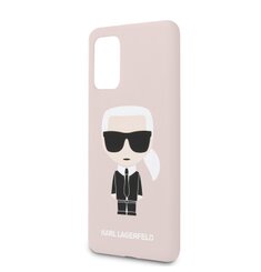 Puzdro Karl Lagerfeld pre Samsung Galaxy S20+ KLHCS67SLFKPI silikónové, ružové