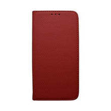 Motorola G8 Power červená bočná knižka, vzorovaná