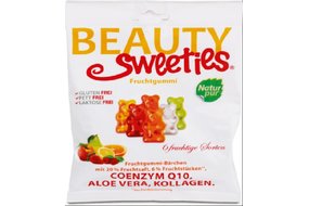 Beauty sweeties ovocné želé medvedíky 125g