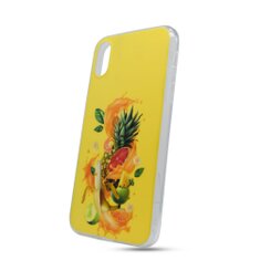 Puzdro Fruit TPU iPhone XR - žlté