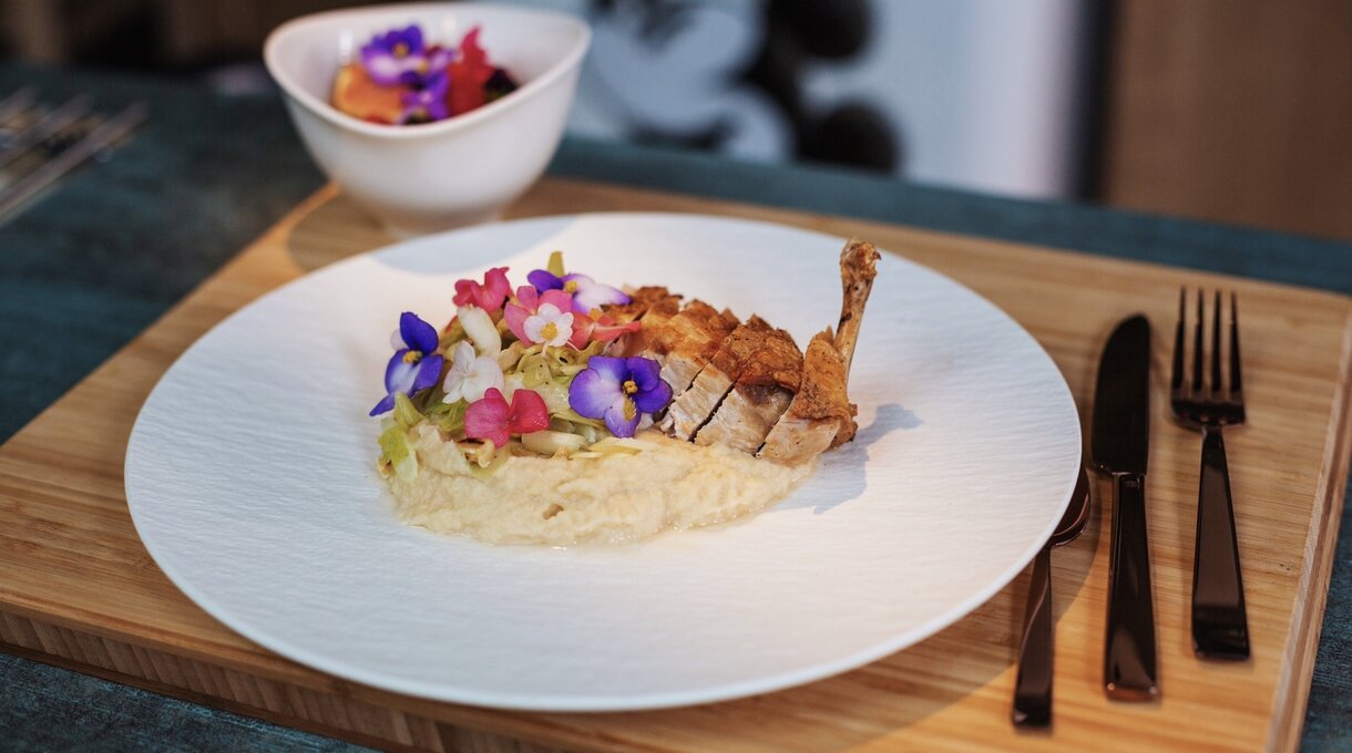 Kuracie supreme so zelerovým pyré Kuracie supreme so zelerovým pyré