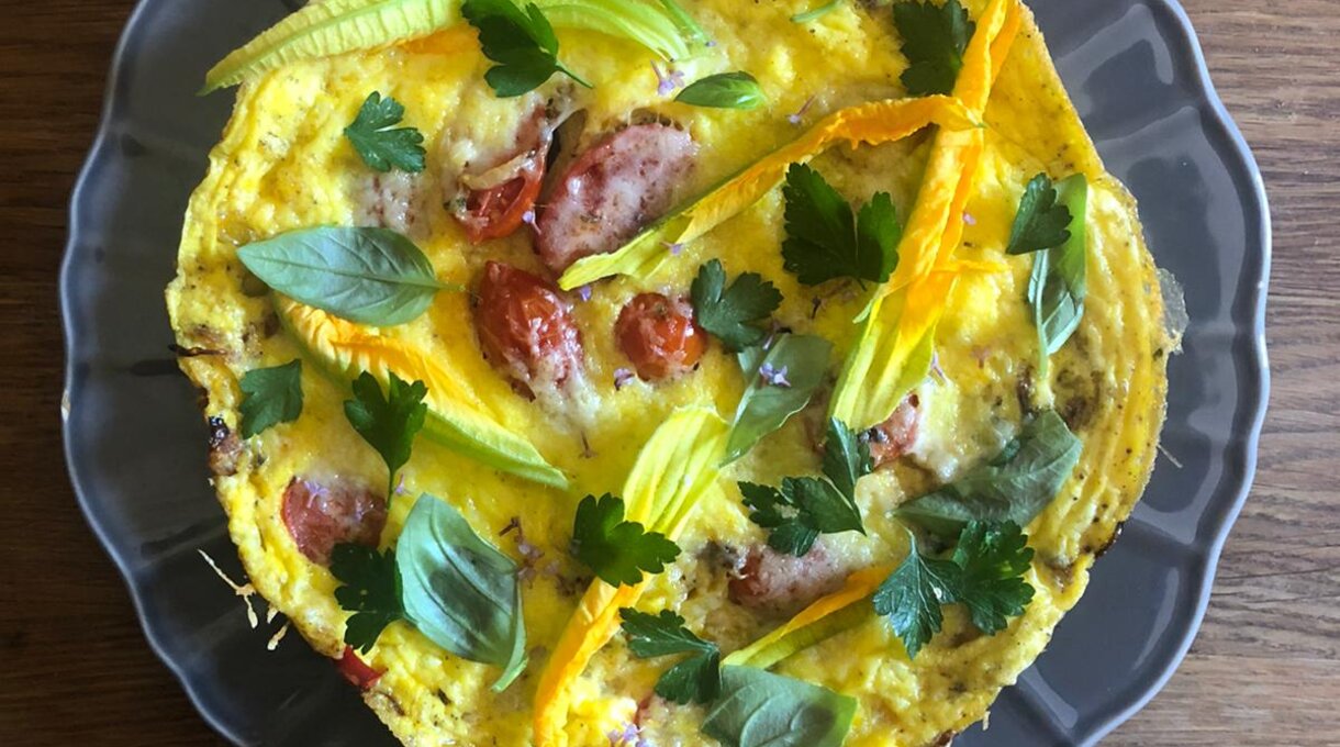 Zeleninová Frittata Zeleninová Frittata