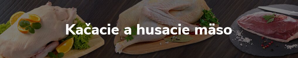 Kačacie a husacie mäso