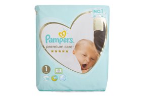 PAMPERS Premium Care 1, 2-5 kg 78 ks - jednorazové plienky