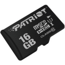 MicroSDHC karta PATRIOT 16GB Class10 (bez adaptéra)