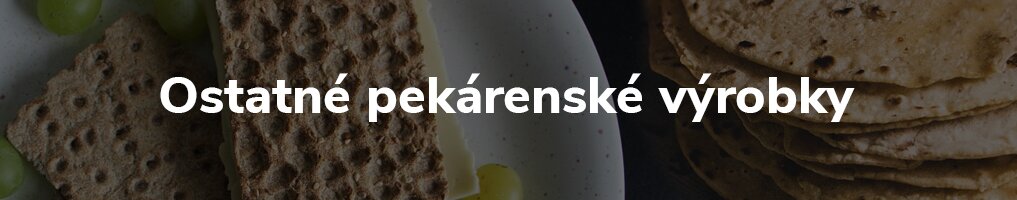 Ostatné pekárenské výrobky Ostatné pekárenské výrobky