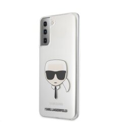 KLHCS21MKTR Karl Lagerfeld PC/TPU Head Kryt pro Samsung Galaxy S21+ Transparent