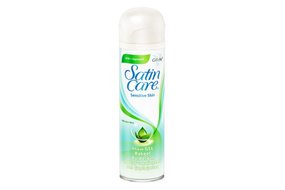 Gillette Satin Care Sensitive Skin gél na holenie pre ženy Aloe Vera 200 ml