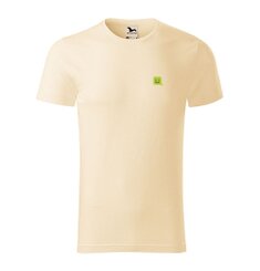 Pánske tričko z bio bavlny Mobilonline XL, prírodné