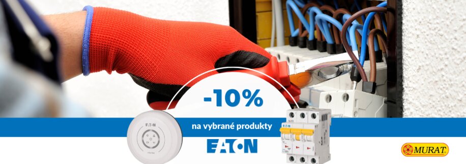 Vyskúšajte produkty EATON so zľavou -10% 