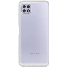 EF-QA225TTE Samsung Soft Clear Kryt pro Galaxy A22 LTE Transparent