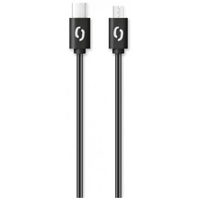 ALIGATOR Datový kabel POWER 3A, USB-C/microUSB černý