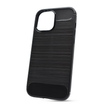 Puzdro Carbon Lux TPU iPhone 13 Pro Max - čierne