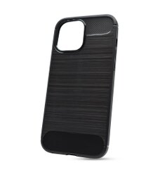 Puzdro Carbon Lux TPU iPhone 13 Mini - čierne