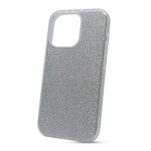 Puzdro Shimmer 3in1 TPU iPhone 13 - strieborné