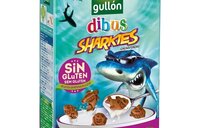 Gullón Dibus Sharkies Bezlepkové sušienky v tvare žralokov 250 g