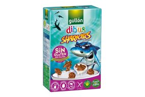 Gullón Dibus Sharkies Bezlepkové sušienky v tvare žralokov 250 g