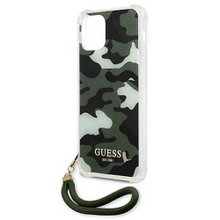 Guess case for iPhone 12 / 12 Pro 6,1&quot; GUHCP12MKSARKA khaki hard case Camo Collection