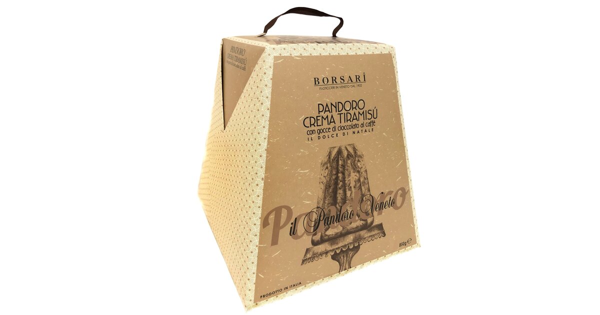 Pandoro s kr mom Tiramisu 850 g Borsari Freshbox.sk