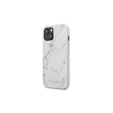 Guess case for iPhone 13 Mini 5,4'' GUHCP13SPCUMAWH white hard case Marble