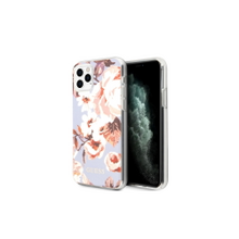 Guess case for iPhone 11 Pro Max GUHCN65IMLFL02 lilac hard case Flower Collection