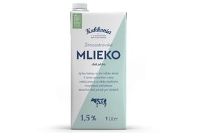 Mlieko delaktózované Kukkonia 1,5 % 1 l