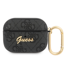 GUAP4GSMK Guess 4G Script PC/PU Pouzdro pro Airpods Pro Grey